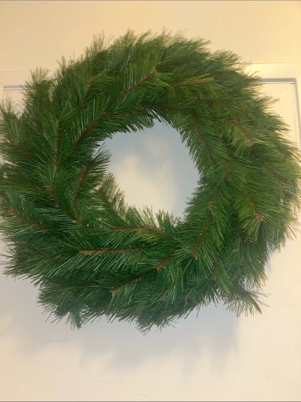 Evergreen Pine Holiday Wreath in Green - Unbranded